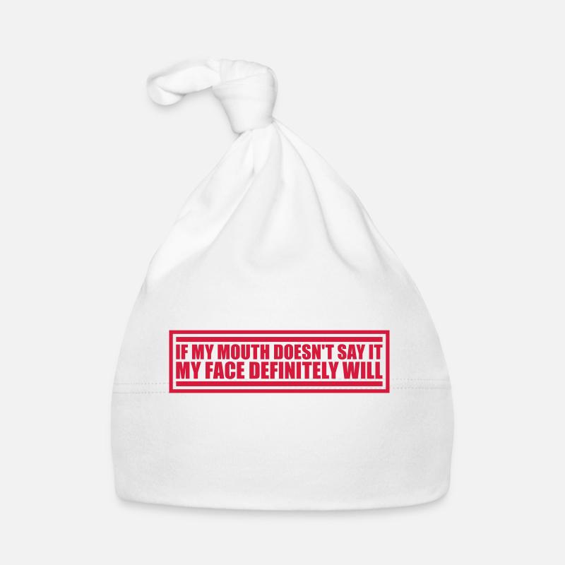Mon visage le fera certainement Bonnet bio Bébé