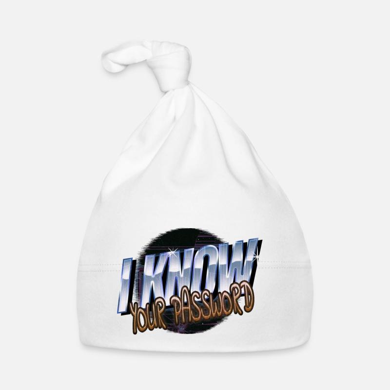 gamer analyst gift hacking coder bday fun Baby Bio-Mütze