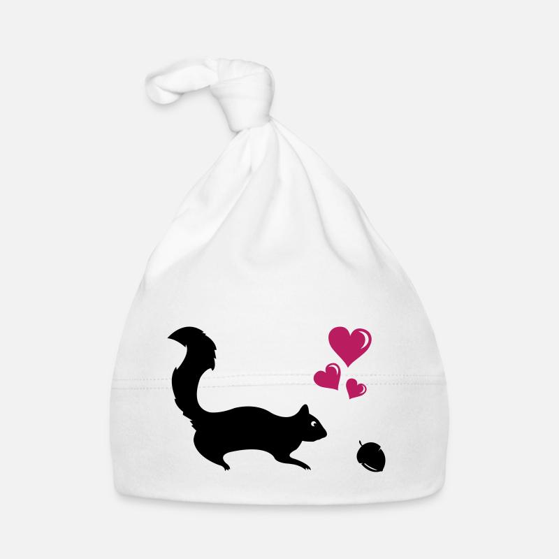 Eichhörnchen Love Baby Bio-Mütze