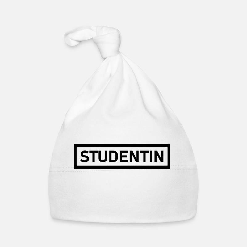 Studentin Schwarz Modern Simple Design Baby Bio-Mütze
