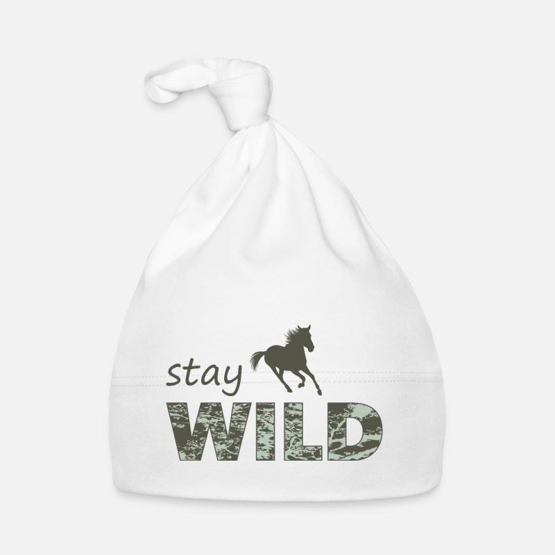 Restez sauvage Bonnet bio Bébé