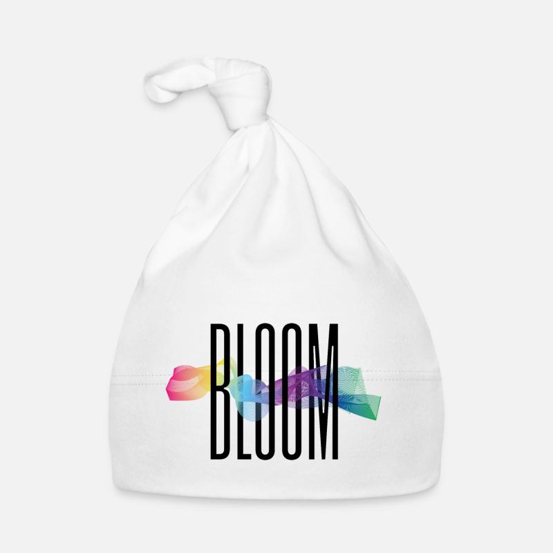 FLEURIR - Bonnet bio Bébé - blanc
