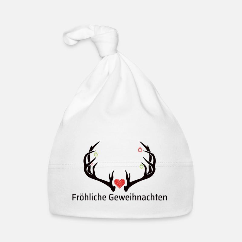 Geweihnachten Baby Bio-Mütze