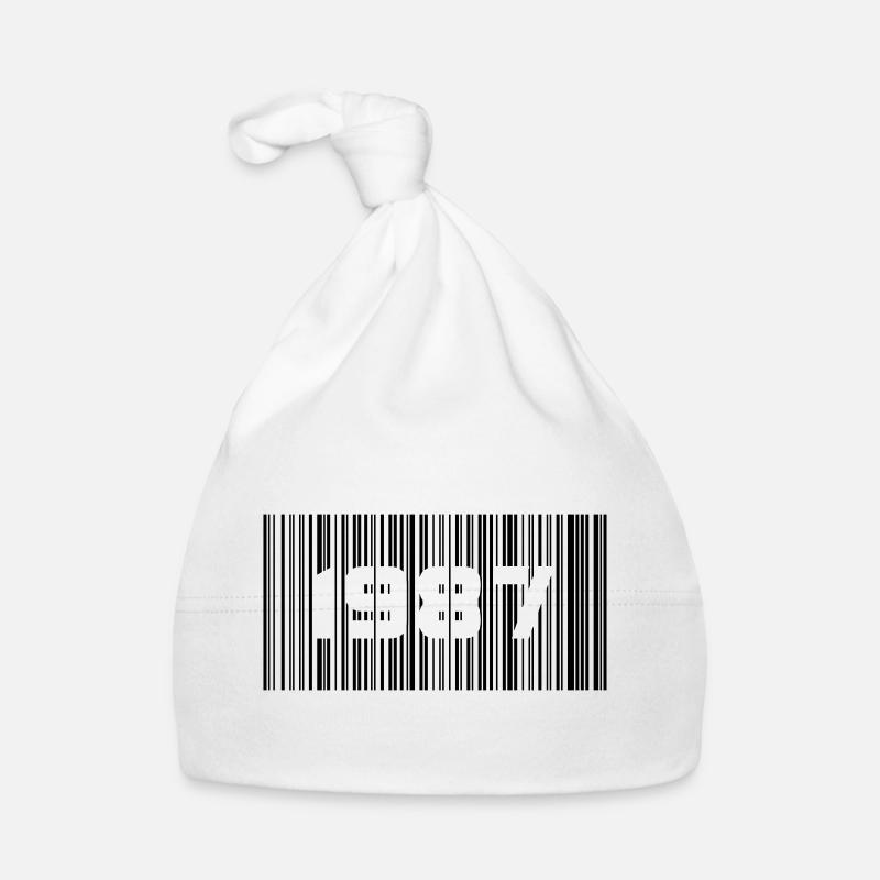 Année de naissance Né En 1987 - Fabriqué en 1987 Bonnet bio Bébé