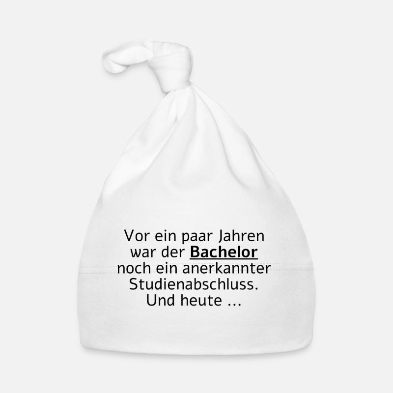 Vor Jahren war der Bachelor ein Studienabschluss Baby Bio-Mütze