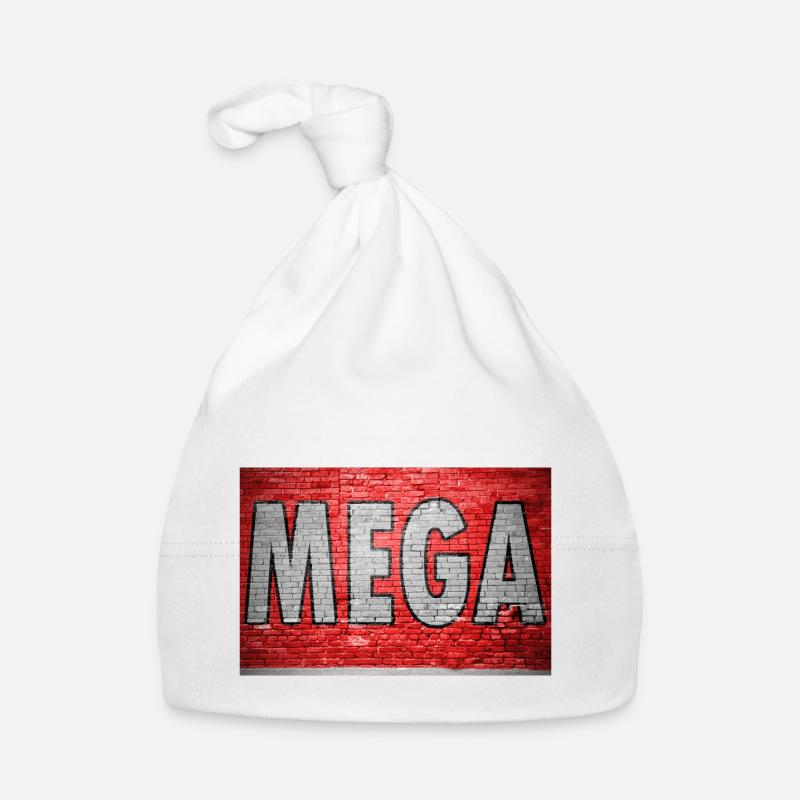 Mega Brick Wall Graffiti Organic Baby Cap