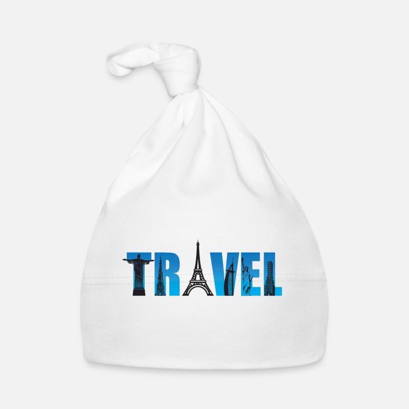 voyage, voyage, Tour Eiffel, Bonnet bio Bébé