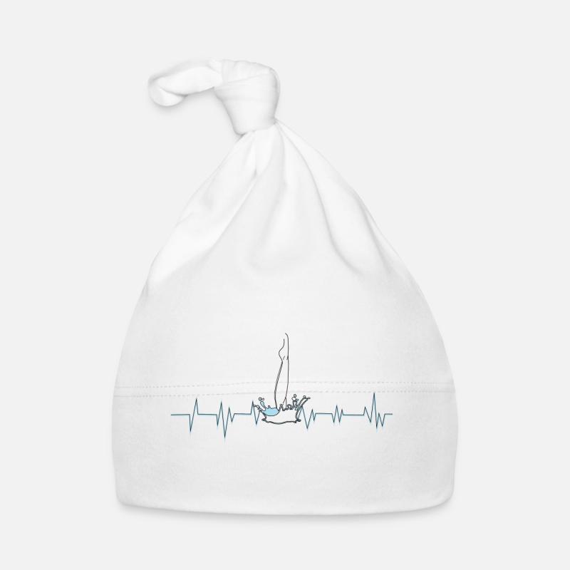 L’eau est ma vie - Bonnet bio Bébé - blanc
