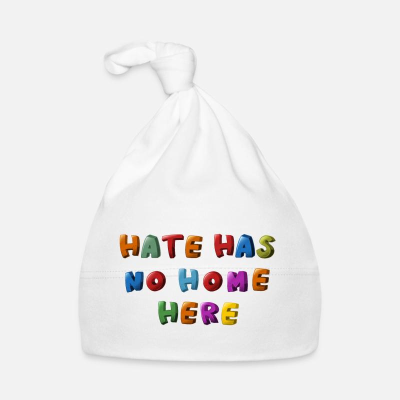 hate has no home here Baby Bio-Mütze