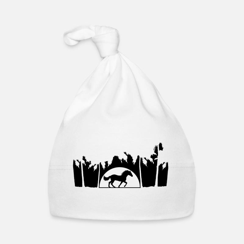 Plage Palm Sun Horse Bonnet bio Bébé