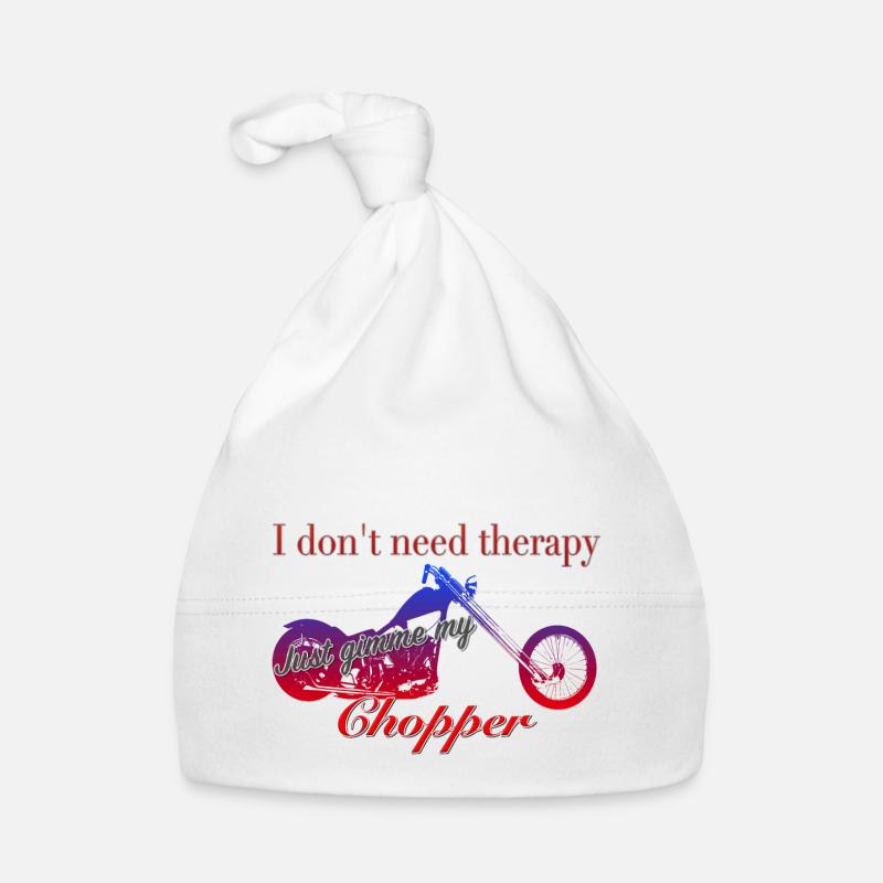 Eigentherapie Chopper - Baby Bio-Mütze - Weiß