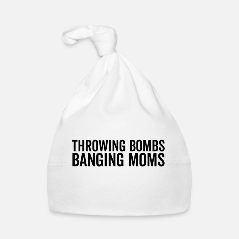 Throwing Bombs Banging Bombs Organic Baby Cap