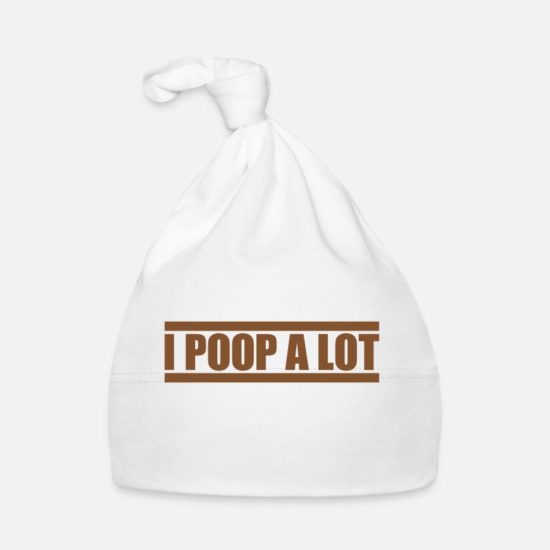 Je fais beaucoup caca Bonnet bio Bébé