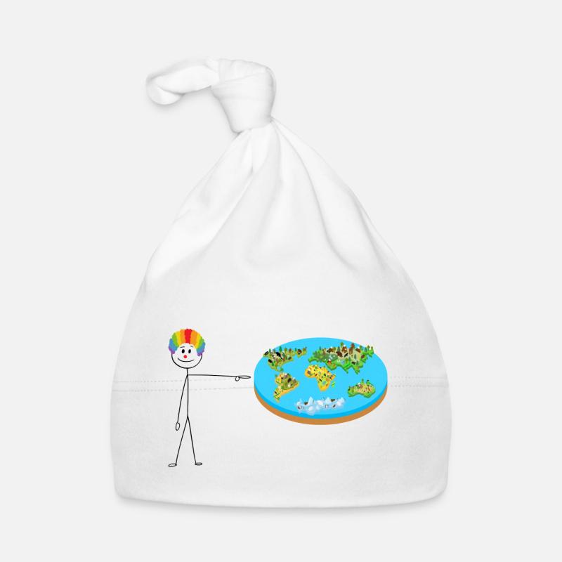 Flat Earth Organic Baby Cap