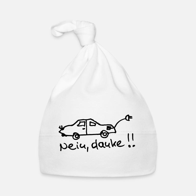 E Auto, nein danke! Baby Bio-Mütze