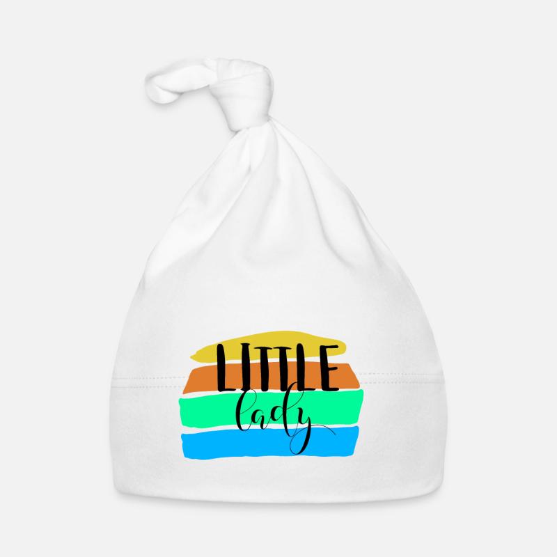 Petite Dame - Bonnet bio Bébé - blanc