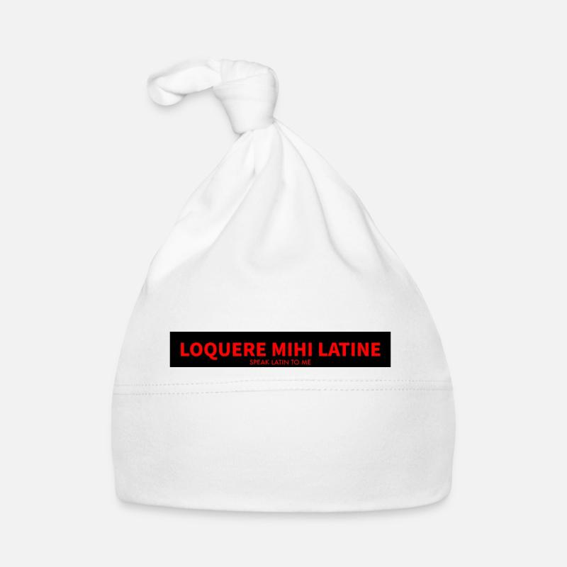 Latin - Bonnet bio Bébé - blanc