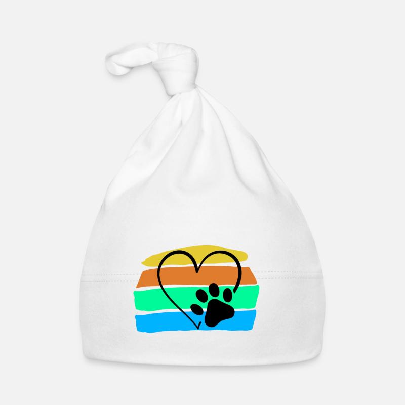 Hunde Liebe Baby Bio-Mütze