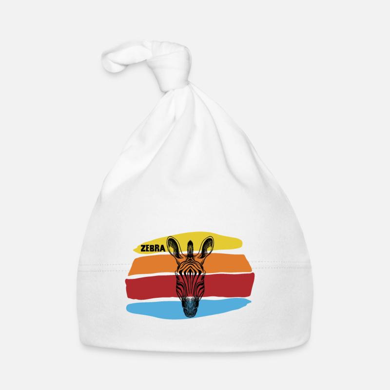 Zebra Baby Bio-Mütze