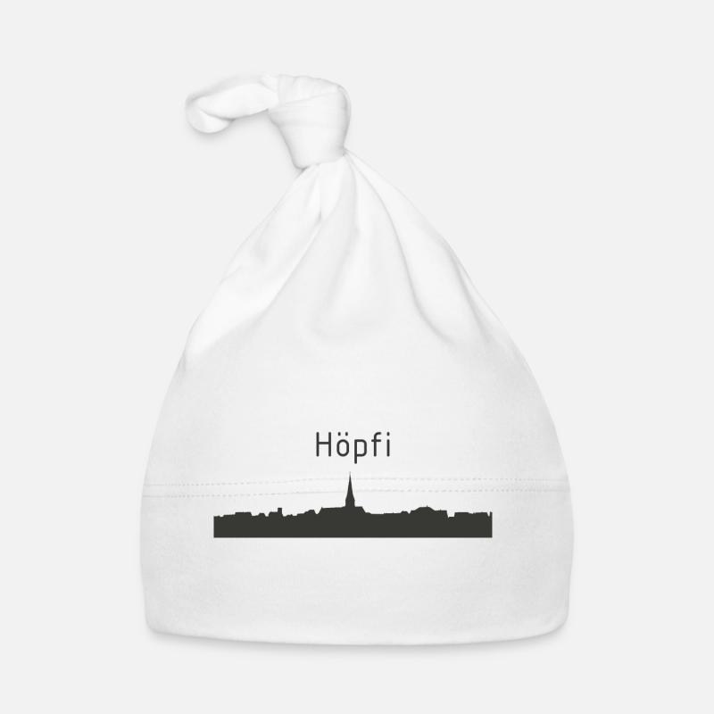 Höpfi farbig_grau_03 Baby Bio-Mütze