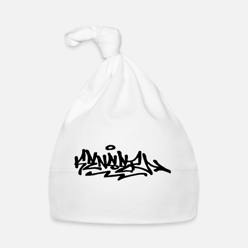 Graffiti Tag "KENSER" Handstyle Baby Bio-Mütze