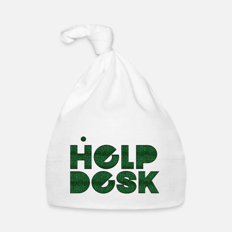 helpdesk support informatique geek ordinateur geek Bonnet bio Bébé