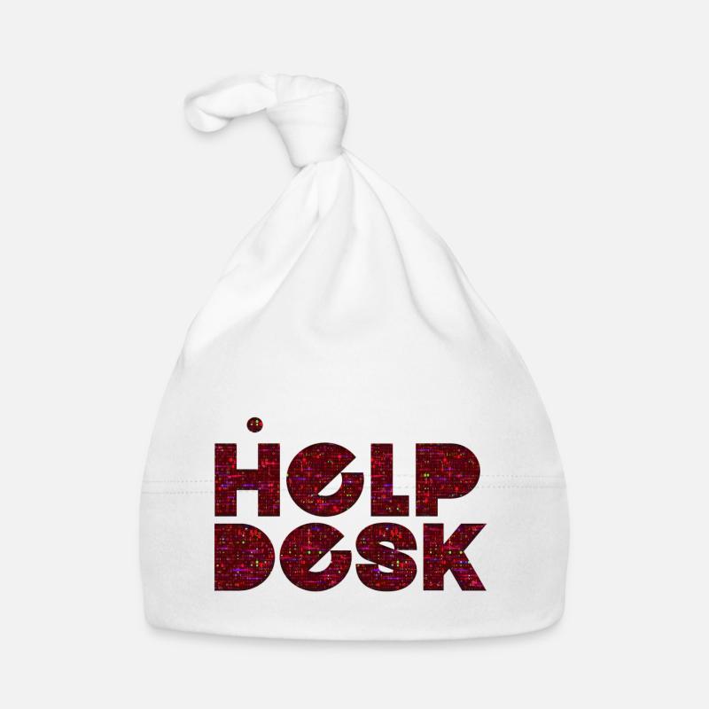 Helpdesk IT-Support-Geek Computer-Computer-Geek Baby Bio-Mütze