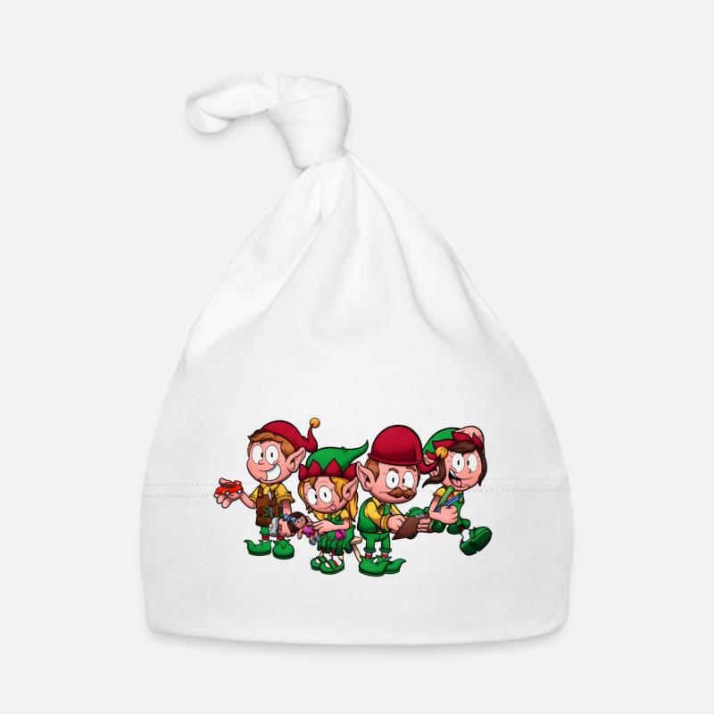 Weihnachtsarbeiter-Elfen Baby Bio-Mütze