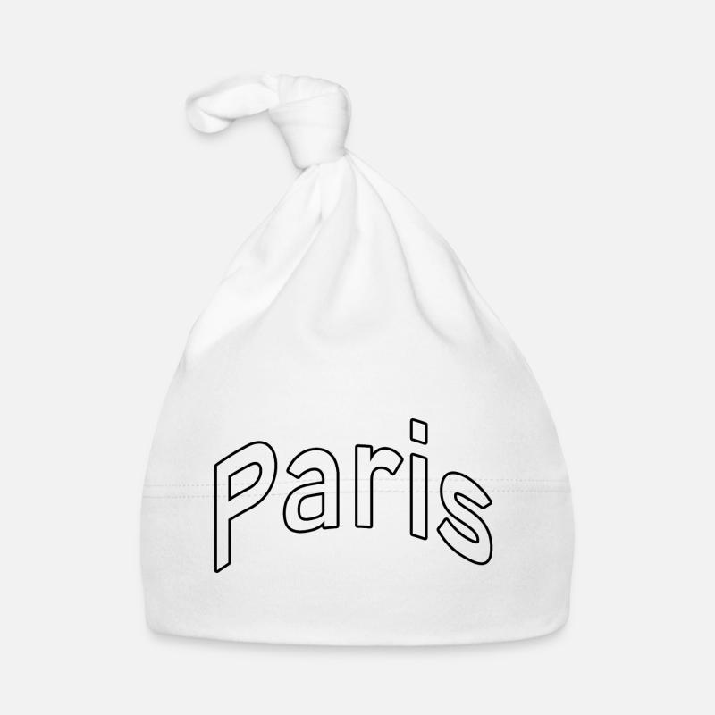 Paris - Bonnet bio Bébé - blanc