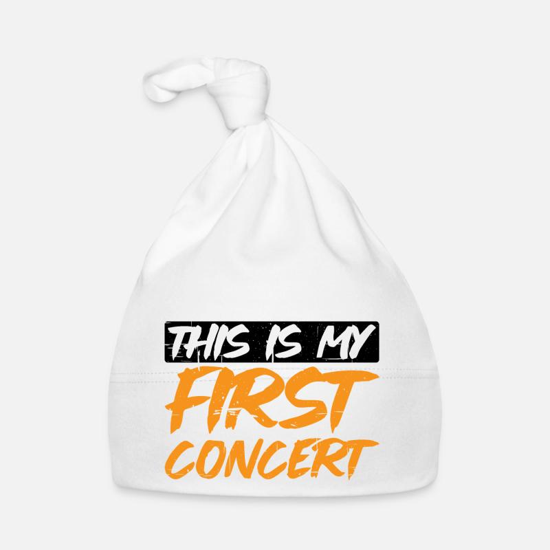 This Is My First Concert 37 Organic Baby Cap