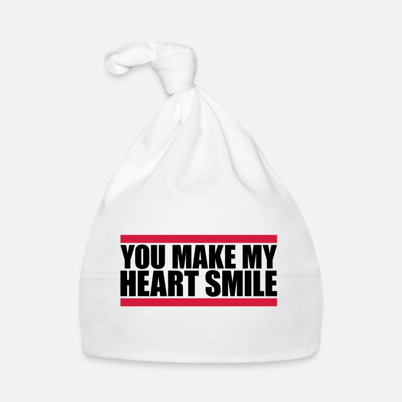 make my heart smile Baby Bio-Mütze