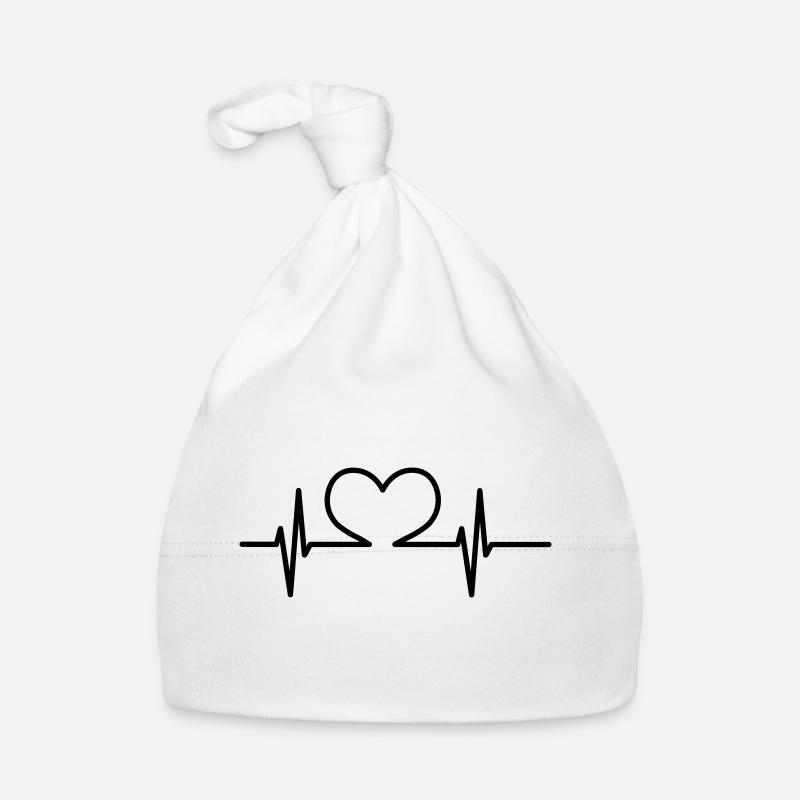Heartbeat Organic Baby Cap