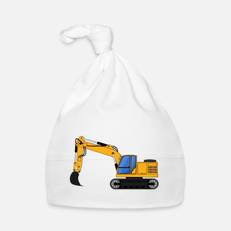 Bagger Baggerfahrzeug Baby Bio-Mütze
