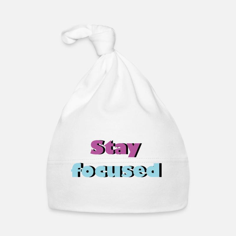 Restez concentré Bonnet bio Bébé