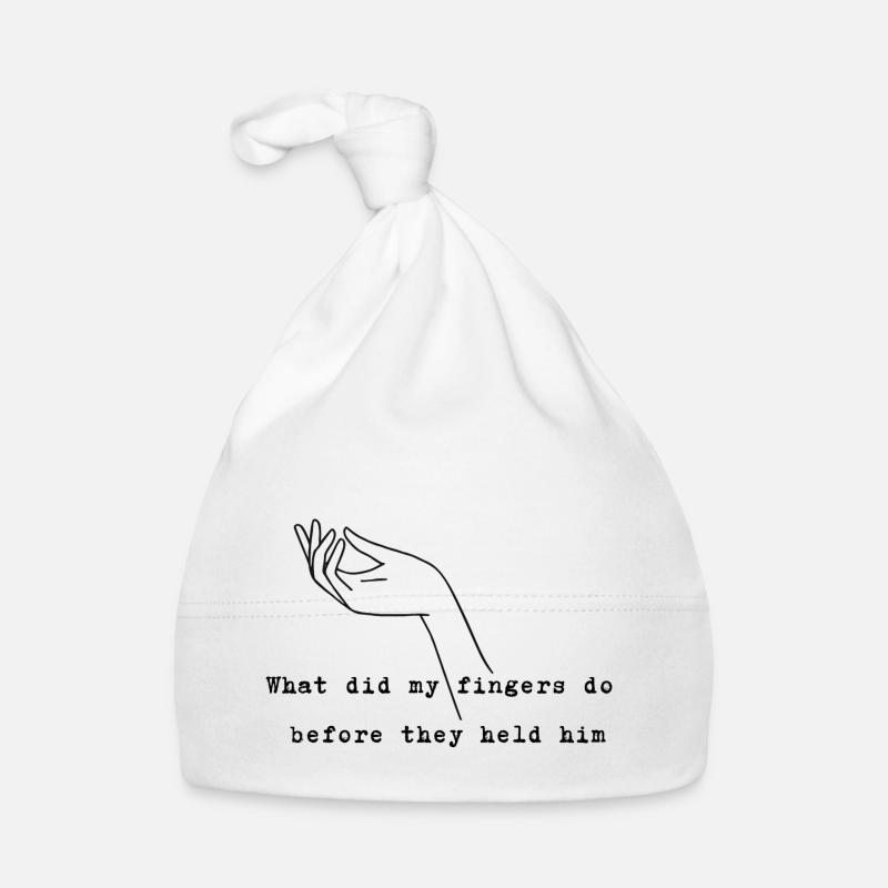 Sylvia Plath - dita Cappellino ecologico per neonato