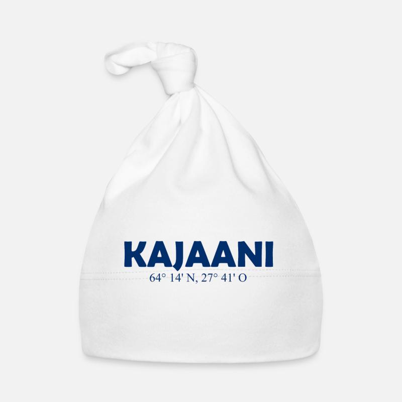 Kajaani - Finland - Coordinates Longitude Latitude Baby Bio-Mütze