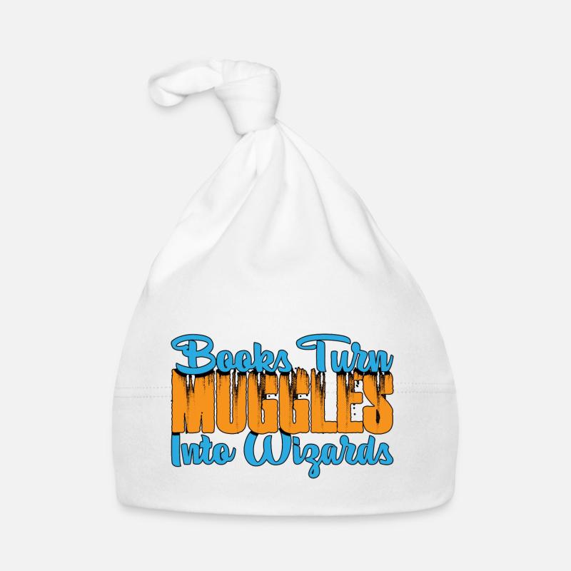 Books Turn Muggles Into Wizards 3 Baby Bio-Mütze