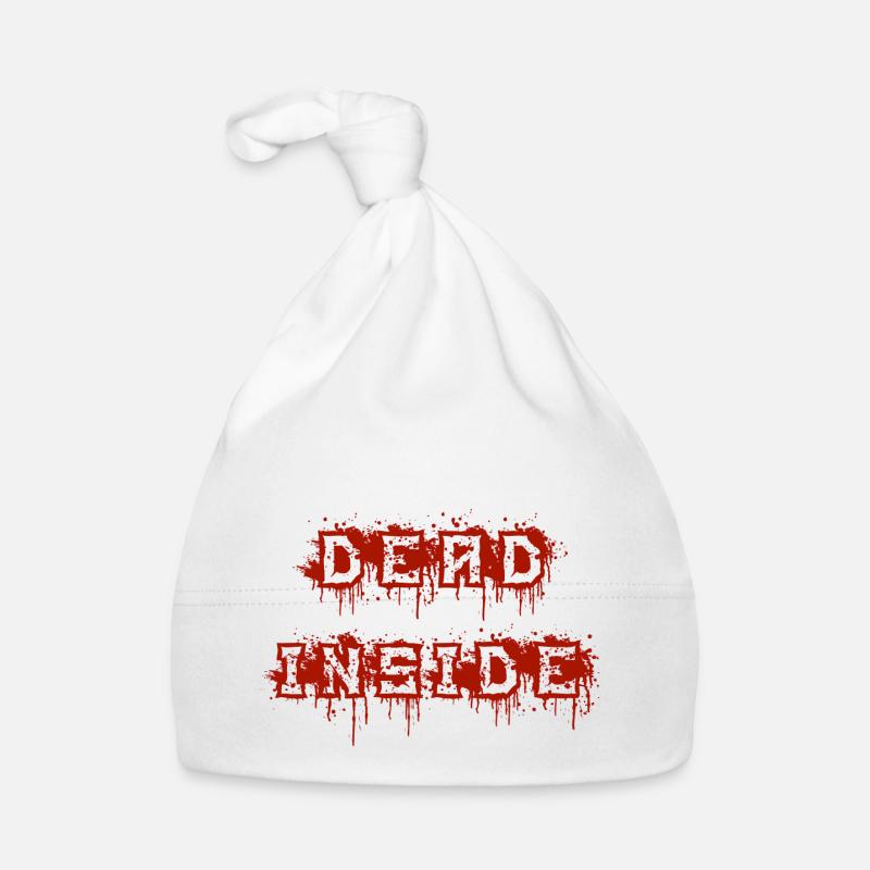 dead inside red Baby Bio-Mütze