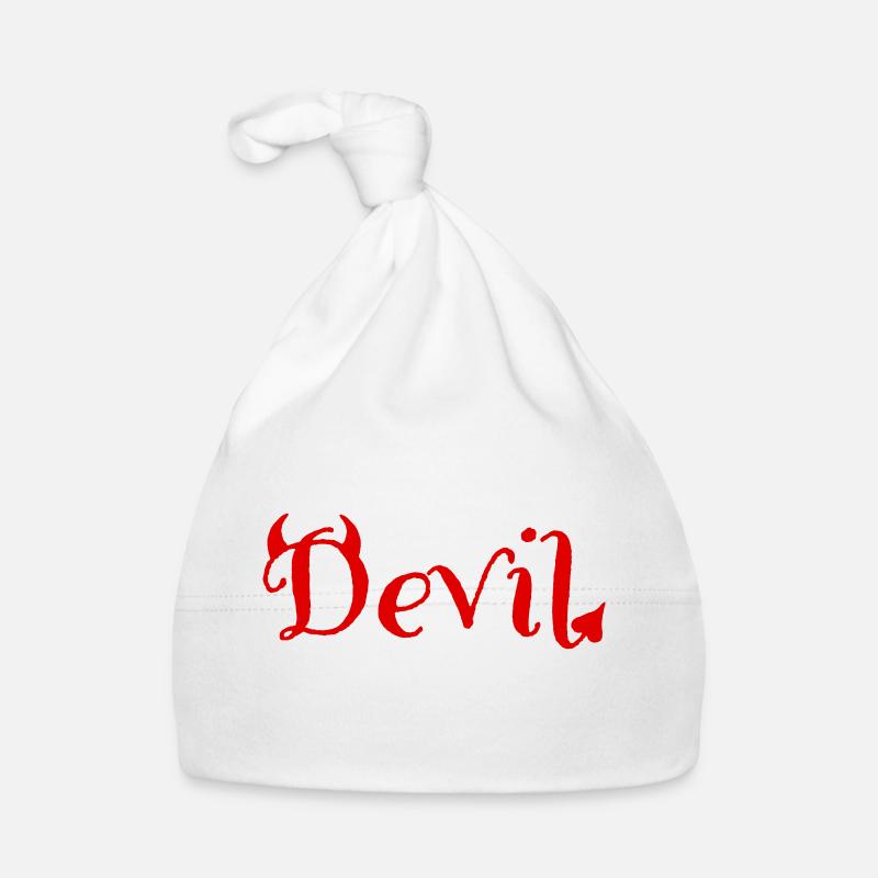 Devil Organic Baby Cap