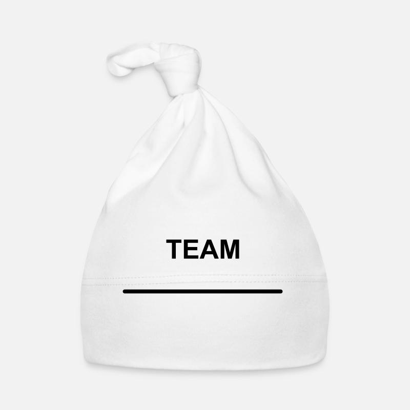 Team with Name Template Organic Baby Cap