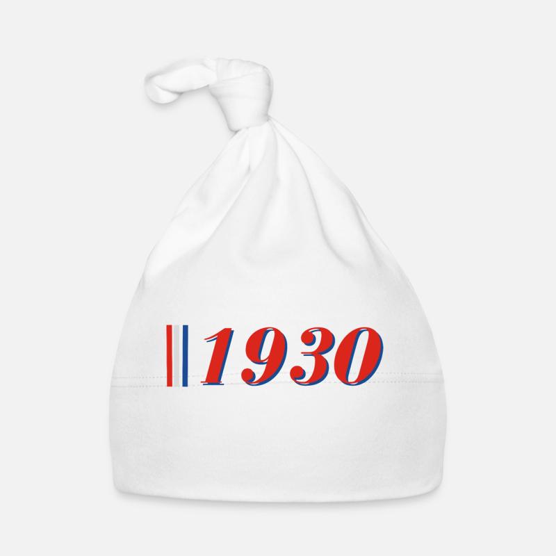 Année 1930 - Bonnet bio Bébé - blanc