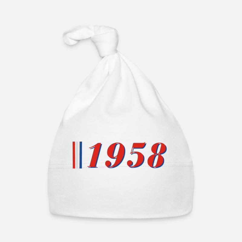 Année 1958 Bonnet bio Bébé