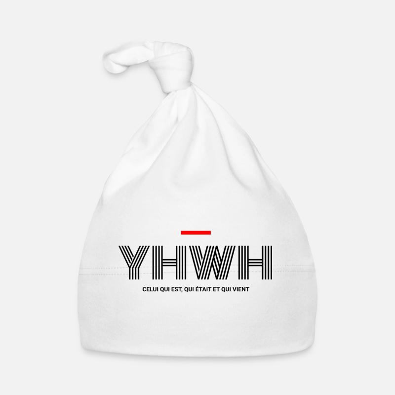 YHWH - Bonnet bio Bébé - blanc