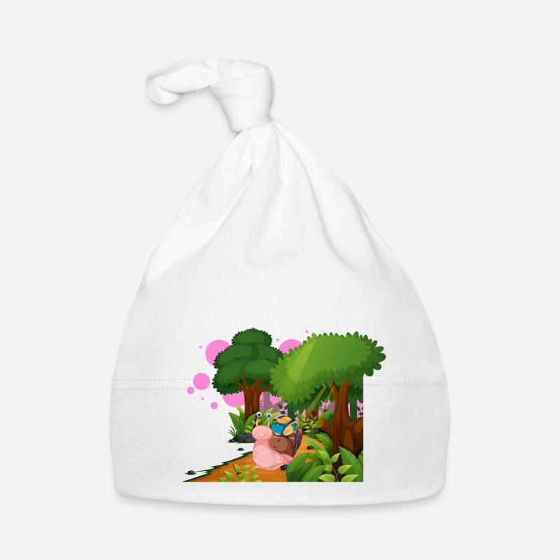 Wanderschnecken Baby Bio-Mütze
