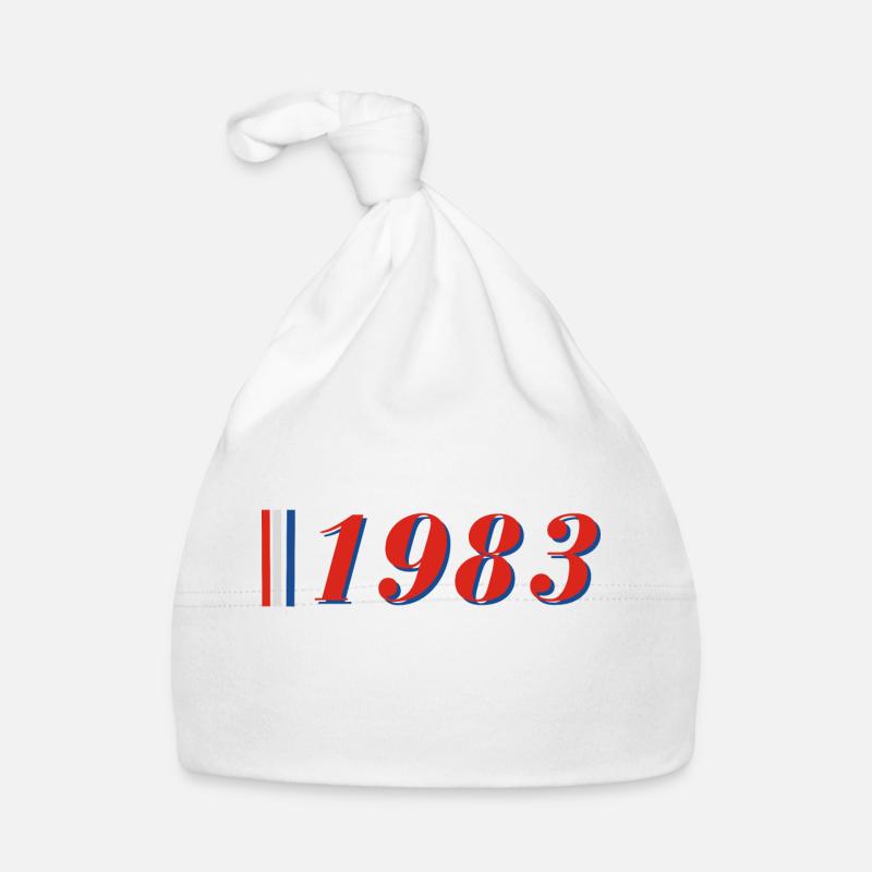 Année 1983 Bonnet bio Bébé