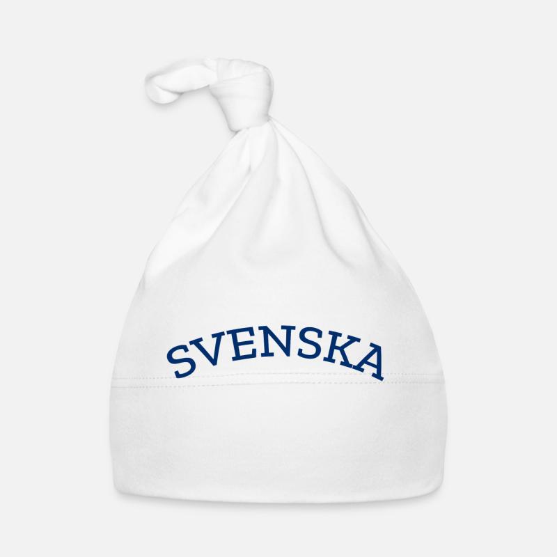 Suède - Schweden - Svenska - Stockholm - Bonnet bio Bébé - blanc