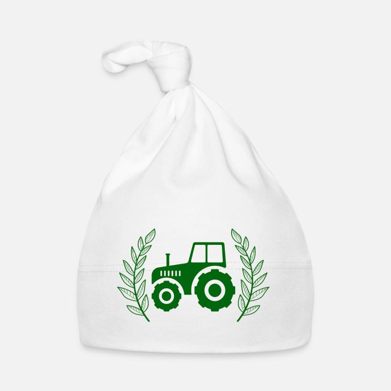 Traktor Baby Bio-Mütze