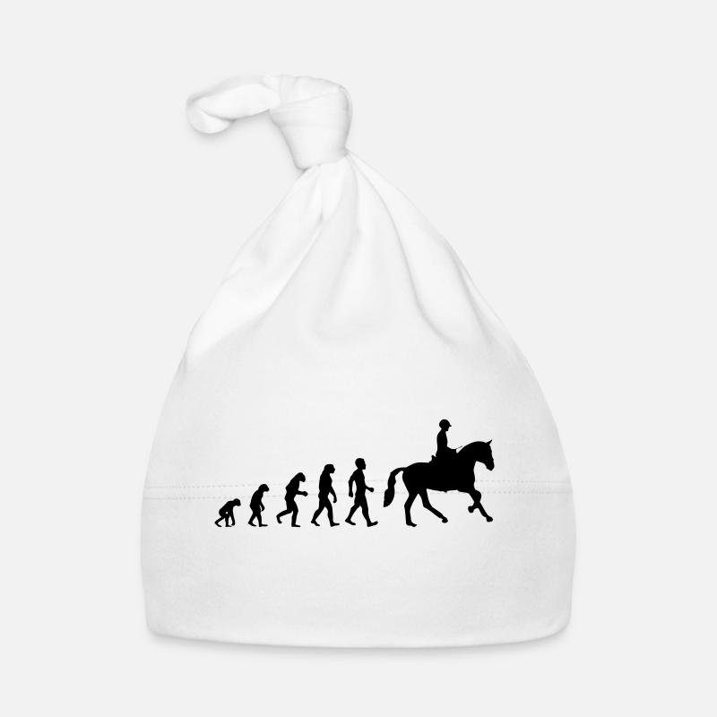 evolution horse riding Organic Baby Cap