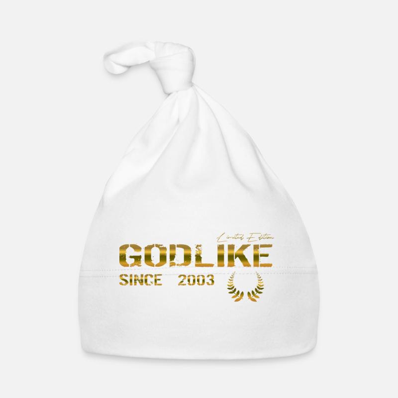 Godlike since 2003 Baby Bio-Mütze