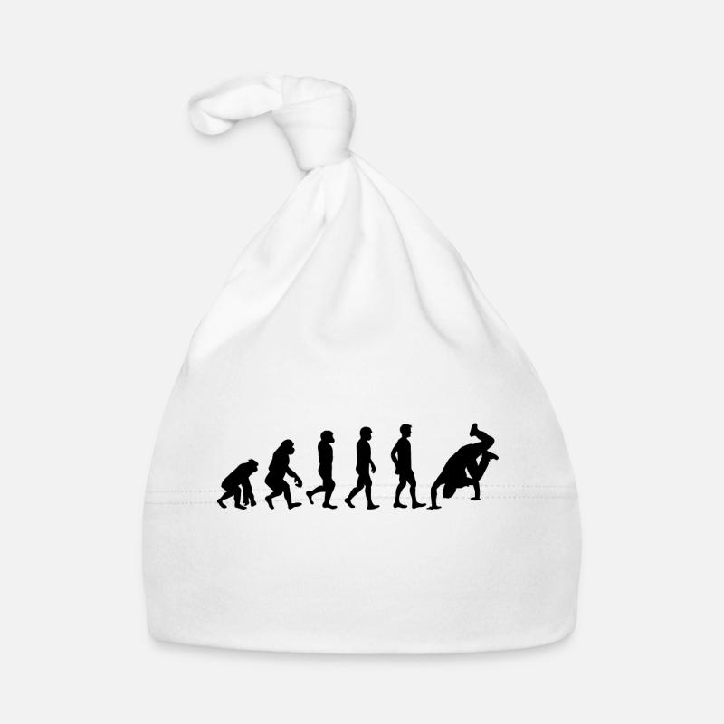 Breakdance Evolution schwarz Baby Bio-Mütze